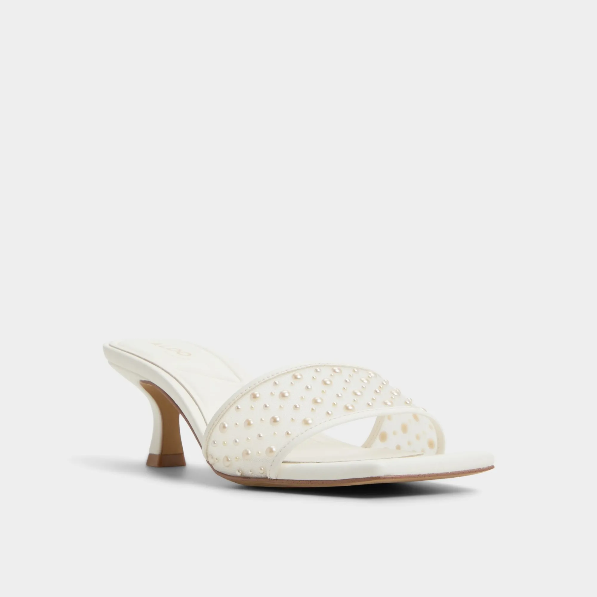 Mules^ALDO Pearlia White