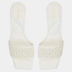 Mules^ALDO Pearlia White