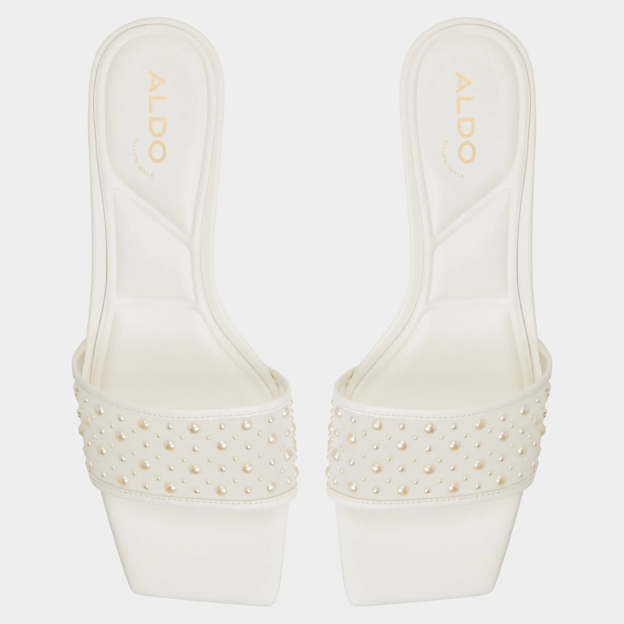Mules^ALDO Pearlia White