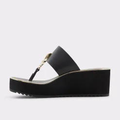 Wedge Sandals|Platform Heels^ALDO Penelopy Black