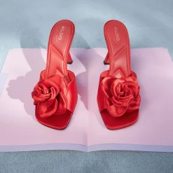 Mules^ALDO rose Red