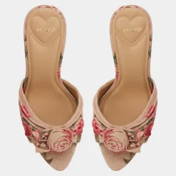 Mules^ALDO Rosalina Beige combo