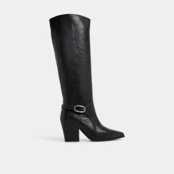 Black Boots|Tall Boots^ALDO Saddle Black