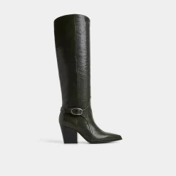 Tall Boots^ALDO Saddle Dark green