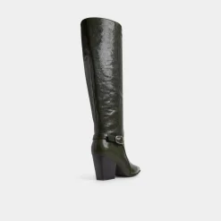 Tall Boots^ALDO Saddle Dark green
