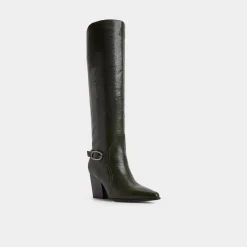 Tall Boots^ALDO Saddle Dark green