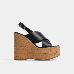 Platform Heels^ALDO Sandcastle Black