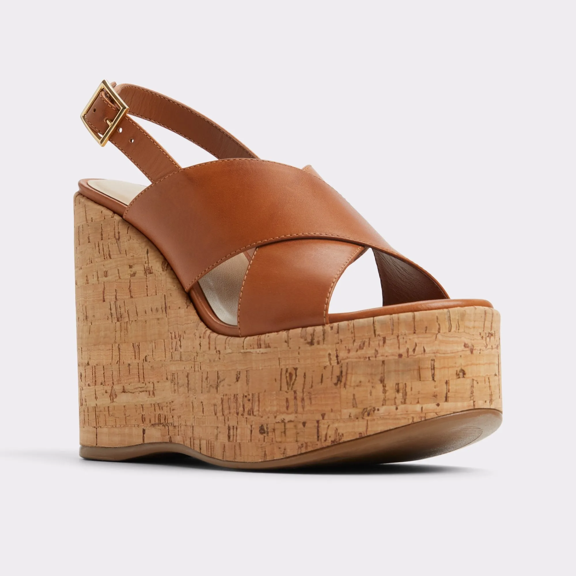 Platform Heels^ALDO Sandcastle Light Brown