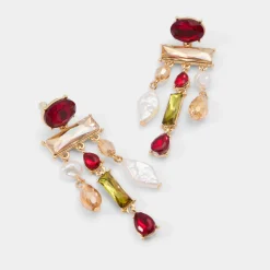 Accessories|Earrings^ALDO Savannahh Bordo