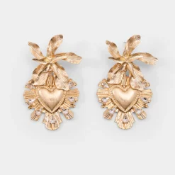 Accessories|Earrings^ALDO Scarllett Gold/clear multi
