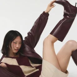 Dress Boots^ALDO Selora Burgundy