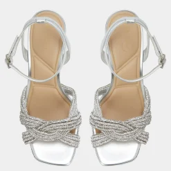 Platform Heels^ALDO Shimma Silver