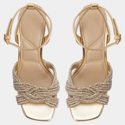 Platform Heels^ALDO Shimma Gold