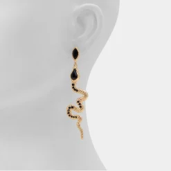 Accessories|Earrings^ALDO Snakes Black/gold multi