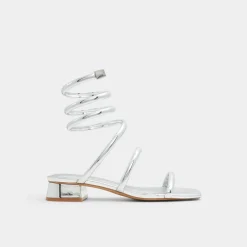 Block Heels^ALDO Spinna Silver