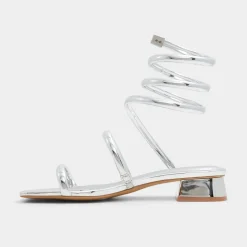Block Heels^ALDO Spinna Silver