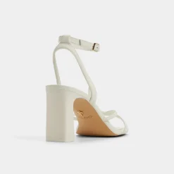 Block Heels^ALDO Stellare White/bone