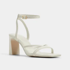 Block Heels^ALDO Stellare White/bone