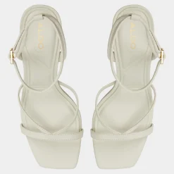 Block Heels^ALDO Stellare White/bone