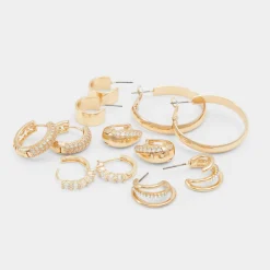 Earrings^ALDO Talalagyn Gold/clear multi