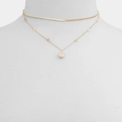 Necklaces^ALDO Teardrop Gold/clear multi