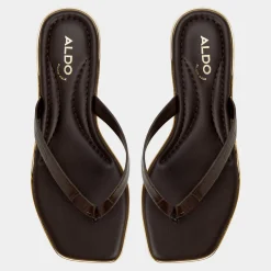 Thong Sandals|Flat Sandals^ALDO Theao Dark Brown