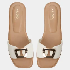 Flat Sandals^ALDO Tidella White
