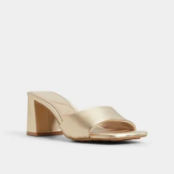 Mules|Block Heels^ALDO Tisha Gold