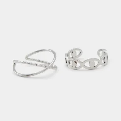 Accessories|Water Resistant Jewelry^ALDO Twisted Silver