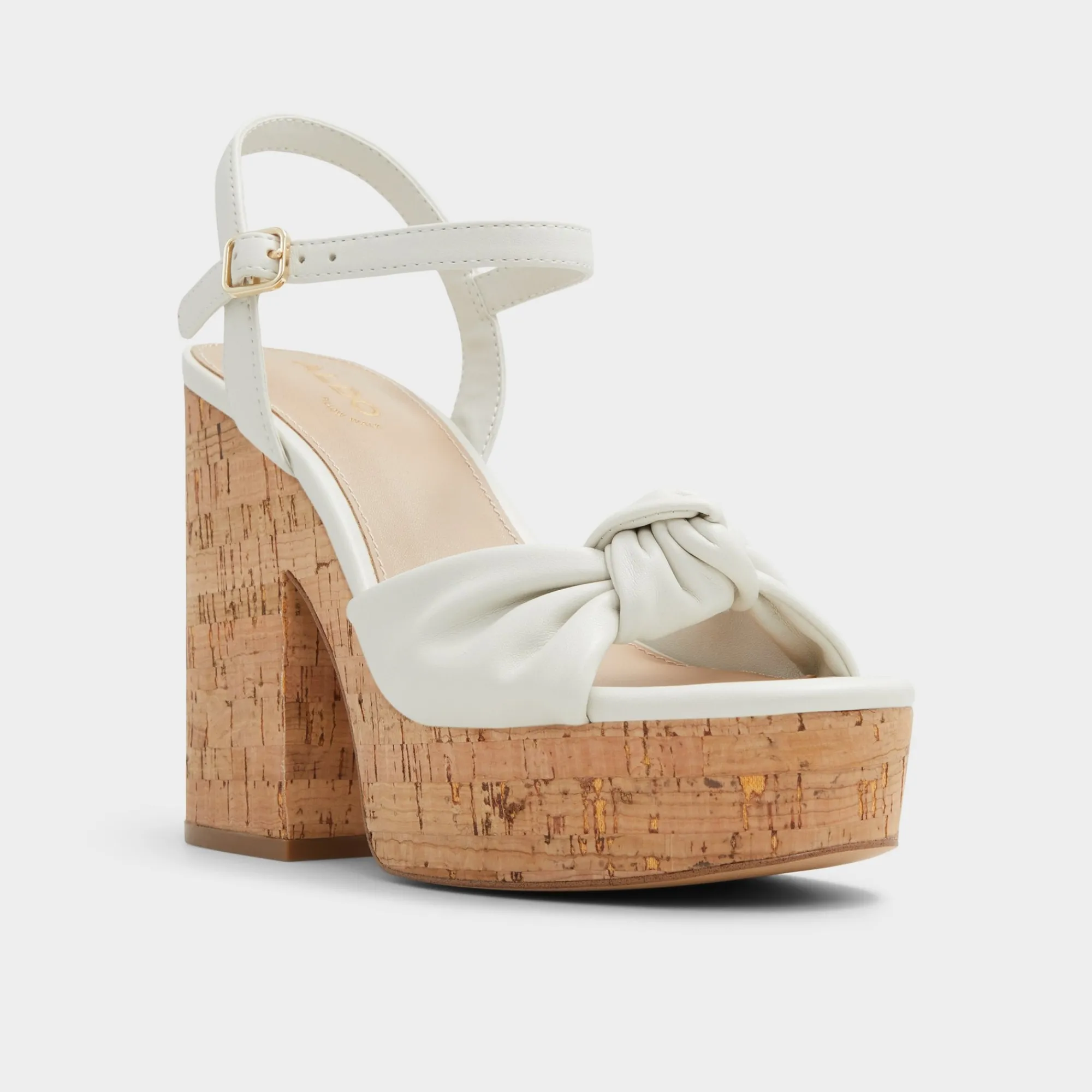 Platform Heels^ALDO Ulialdan White/Bone