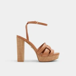Platform Heels^ALDO Valaberel Medium brown