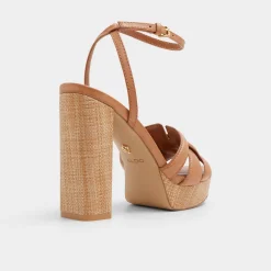 Platform Heels^ALDO Valaberel Medium brown