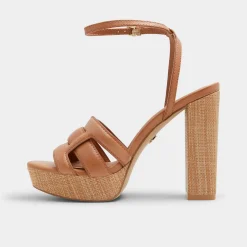 Platform Heels^ALDO Valaberel Medium brown