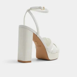 Platform Heels^ALDO Valaberel Open white