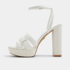 Platform Heels^ALDO Valaberel Open white