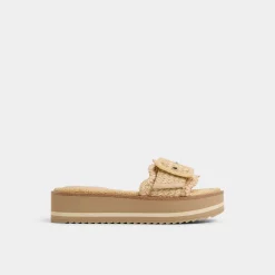 Platform Heels^ALDO Wavynelly Light beige