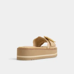 Platform Heels^ALDO Wavynelly Light beige