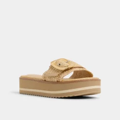 Platform Heels^ALDO Wavynelly Light beige