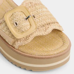 Platform Heels^ALDO Wavynelly Light beige