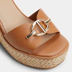 Wedge Sandals^ALDO Ybylin Medium Brown