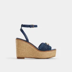 Wedge Sandals|Platform Heels^ALDO Ybylin Navy