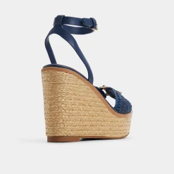 Wedge Sandals|Platform Heels^ALDO Ybylin Navy